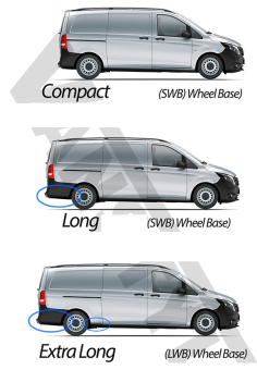 Рейлинги на крышу Mercedes Vito / Viano (W639) 2003-2014, V-Class (W447) 2014&rarr; Gold Black (металические ножки) - Короткая база - фото 13