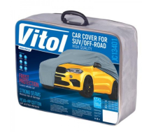 Тент автомобильный Vitol Jeep с подкладкой JC13401 XXL