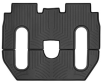 Коврики Weathertech Black для Tesla Model X (mkI) 2016(18Oct)-2020 (6 мест)(с консолью)(2-3 ряд) - фото 1