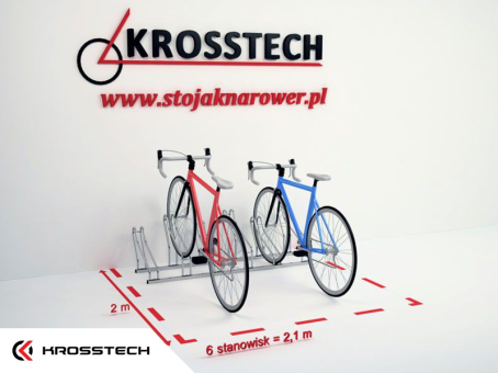 Велопарковка для 6-ти велосипедов Krosstech Cross Save-6 - фото 13