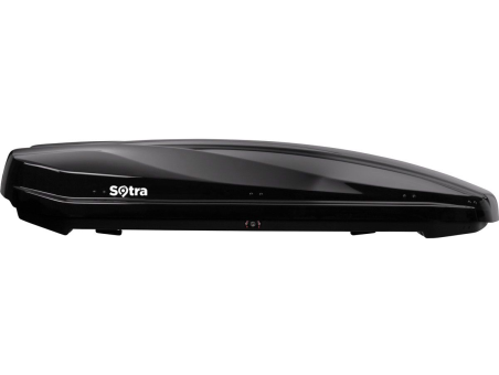 Бокс на крышу авто Sotra Strike 440 black - фото 2
