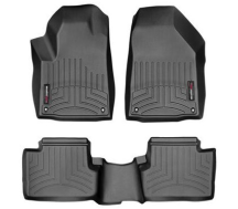 Килимки Weathertech Black для Jeep Cherokee (KL) 2015-2017 (без піднесення перед місцем під ліву ногу)
