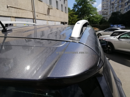 Дуги рейлинги на крышу Toyota RAV 4, 2013-2018 Crown - фото 4