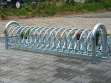 Велопарковка для 6-ти велосипедов Krosstech Viro-6 / 165 с ножками нержавеющая сталь - фото 2