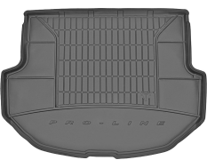 Резиновый коврик в багажник Frogum Pro-Line для Hyundai Santa Fe (mkIII) 2012-2018 (без двухуровневого пола)(багажник)