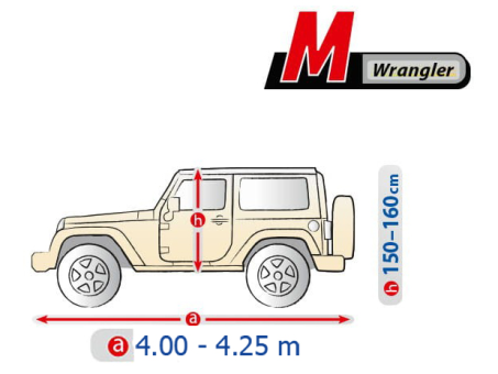 Чохол-тент для автомобіля Kegel-Blazusiak Optimal Garage M Wrangler - фото 2