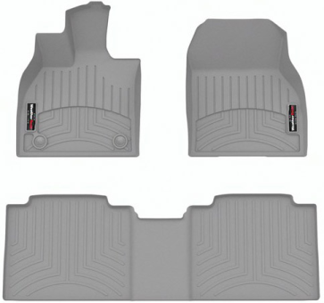 Килимки Weathertech Grey для Toyota bZ4X (mkI) 2022&rarr;; Subaru Solterra (mkI) 2022&rarr; - фото 1