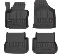Резиновые коврики Frogum Proline 3D для Volkswagen Caddy (mkIII) 2003-2021 (1-2 ряд)