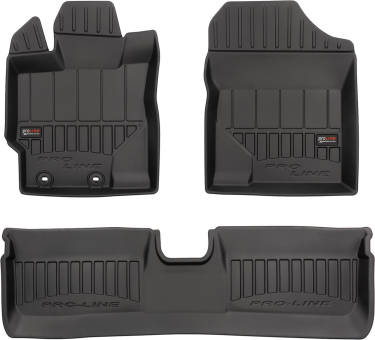 Гумові килимки Frogum Proline 3D для Toyota Yaris (mkIII) 2010-2020 (не гібрид) - фото 1