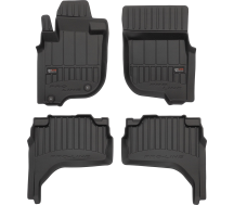 Гумові килимки Frogum Proline 3D для Mitsubishi L200 (mkV) 2014-2023; Fiat Fullback (mkI) 2016-2019, double cab