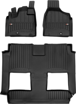 Гумові килимки Frogum Proline 3D для Dodge Grand Caravan (mkV) 2007-2020 (2 ряд - 2 місця)(1-2 ряд) - фото 1