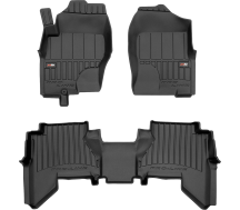 Резиновые коврики Frogum Proline 3D для Nissan Pathfinder (R51) 2004-2014 (1-2 ряд)