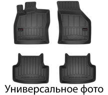 Резиновые коврики Frogum Proline 3D для Peugeot e-Rifter (mkI) 2021-> (электро)(1-2 ряд)
