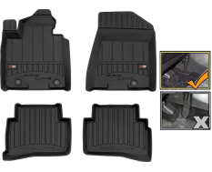 Гумові килимки Frogum Proline 3D для Kia Sportage (mkIV) 2015-2021; Hyundai Tucson (mkIII) 2015-2020 (з натягувачем ременя)