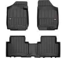 Резиновые коврики Frogum Proline 3D для Kia Carens (mkII) 2006-2013 (1-2 ряд)