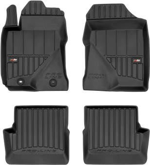 Гумові килимки Frogum Proline 3D для Toyota Corolla (E120) 2000-2008 (з вентиляцією 2 ряди) - фото 1