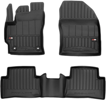 Гумові килимки Frogum Proline 3D для Toyota Corolla Cross (mkI) 2020&rarr; (передній привід) - фото 1