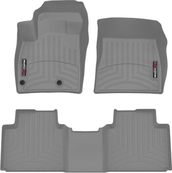 Коврики Weathertech Grey для Mitsubishi Outlander (mkIV) 2021&rarr; (1-2 ряд) - фото 1