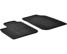 Резиновые коврики Gledring для Renault Logan (mkI) 2004-2012; Dacia Logan (mkI) 2004-2012 (1 ряд) (GR 0172)