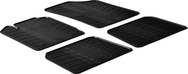 Резиновые коврики Gledring для Renault Clio (mkII) 1998-2012 / Symbol (mkI) 1999-2005 (GR 0048) - фото 1