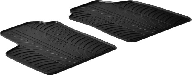 Резиновые коврики Gledring для Fiat Panda (mkII) 2003-2012 (1 ряд) (GR 0140) - фото 1
