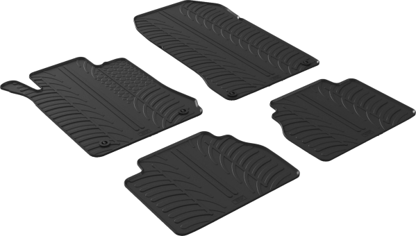 Резиновые коврики Gledring для Mercedes-Benz E-Class (W210; S210) 1994-2003 (GR 0506) - фото 1