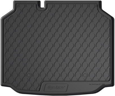 Гумовий килимок в багажник Gledring для Seat Leon (mkIII) 2012-2020 (5-дв. хетчбек)(багажник) (GR 1802) - фото 1