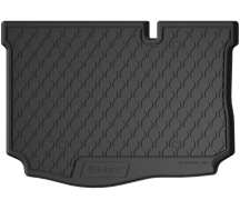 Гумовий килимок в багажник Gledring для Ford Fiesta (mkVII) 2017-2023 (5-дв.) (нижній) (багажник) (GR 1309)
