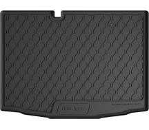 Резиновый коврик в багажник Gledring для Skoda Fabia (mkIII) 2014-2022 (хетчбек)(нижний)(багажник) (GR 1511)