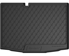 Резиновый коврик в багажник Gledring для Skoda Fabia (mkIII) 2014-2022 (хетчбек)(нижний)(багажник) (GR 1511)