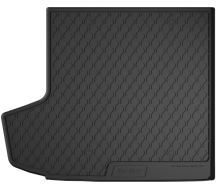 Резиновый коврик в багажник Gledring для Skoda Octavia (mkIII) 2012-2019 (универсал)(с двухуровневым полом)(верхний уровень)(багажник) (GR 1512)
