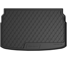 Резиновый коврик в багажник Gledring для Volkswagen T-Cross (mkI) 2018→ (с двухуровневым полом)(нижний уровень)(багажник) (GR 1008)
