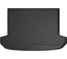 Резиновый коврик в багажник Gledring для Kia Sportage (mkIV) 2018-2021 (с двухуровневым полом)(верхний уровень)(багажник) (GR 1455)