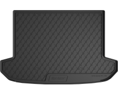 Гумовий килимок в багажник Gledring для Kia Sportage (mkIV) 2018-2021 (з дворівневою підлогою)(верхній рівень)(багажник) (GR 1455)