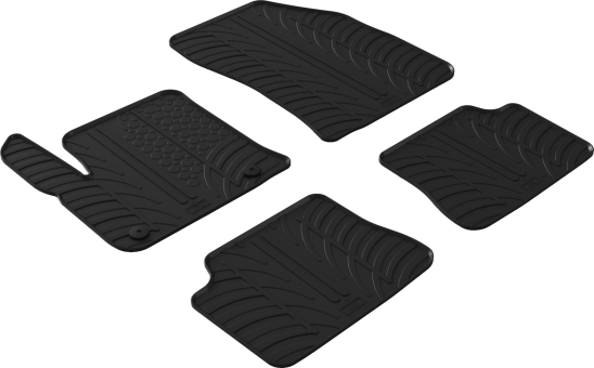 Резиновые коврики Gledring для Peugeot e-208 (mkII) 2019&rarr;; Opel Corsa-e (mkVI)(F) 2019&rarr; (электро) (GR 0100) - фото 1
