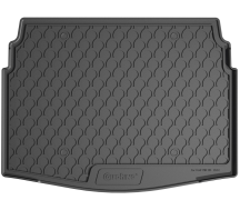 Резиновый коврик в багажник Gledring для Volkswagen Golf (mkVIII) 2019→ (хетчбек)(с двухуровневым полом)(нижний уровень)(багажник) (GR 1014)