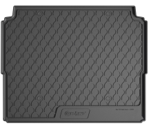 Резиновый коврик в багажник Gledring для Citroen C5 Aircross (mkI) 2017→ (багажник) (GR 1759)