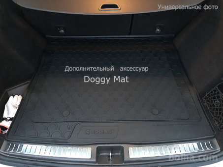 Гумовий килимок в багажник Gledring для Audi A3/S3/RS3 (mkIV) 2020&rarr; (хетчбек)(з дворівневою підлогою)(верхній рівень)(багажник) (GR 1127) - фото 5