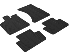 Гумові килимки Gledring для Porsche Macan (mkI) 2013→ (АКПП) (GR 0823)