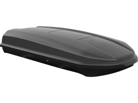 Автобокс на дах Modula Cubo 460 чорний матовий - фото 1
