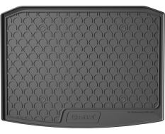 Гумовий килимок в багажник Gledring для Skoda Karoq (mkI) 2017→ (передній привід)(з нішею під докатку)(багажник) (GR 1515)
