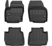 Резиновые коврики Frogum Proline 3D для Ford Mondeo (mkIV) 2007-2014 (между клипсами 25.5см)