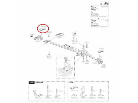 Защита ремешка для велокрепления Thule ProRide 598 - фото 2