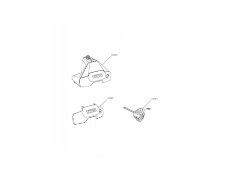 Кришка для опор Thule Evo Clamp 7105 - фото 2