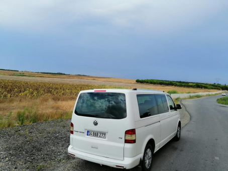 Рейлинги на крышу Volkswagen Transporter T5/T6 Silver интегрированные Flush Type - Короткая база - фото 3