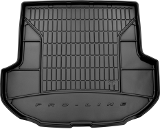 Резиновый коврик в багажник Frogum Pro-Line для Hyundai Santa Fe (mkIV) 2018-2020 (5 мест)(с двойным органайзером)(багажник)