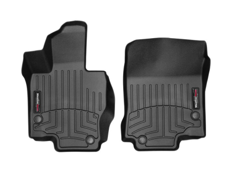 Коврики Weathertech Black для Mercedes-Benz GLS-Class (X167) 2019&rarr; (7 мест)(без подстаканников на консоли)(1-2 ряд) - фото 2