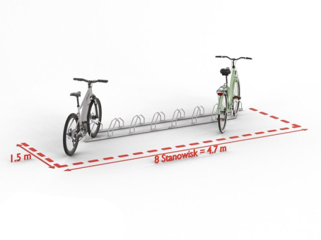 Велопарковка для 8 велосипедів Krosstech Echo-8 - фото 8