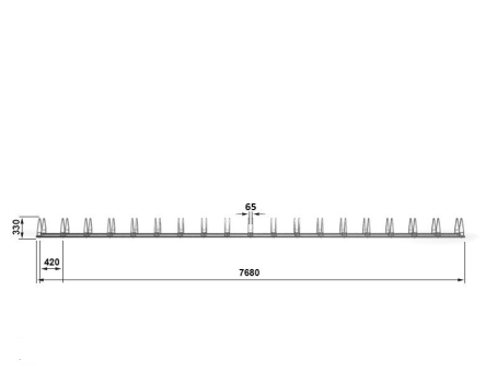 Велопарковка для 19-ти велосипедов Krosstech Echo-19 - фото 2