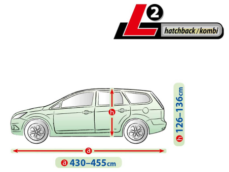Автомобільний тент Kegel Membrane Garage L2 Hatchback/Kombi - фото 3